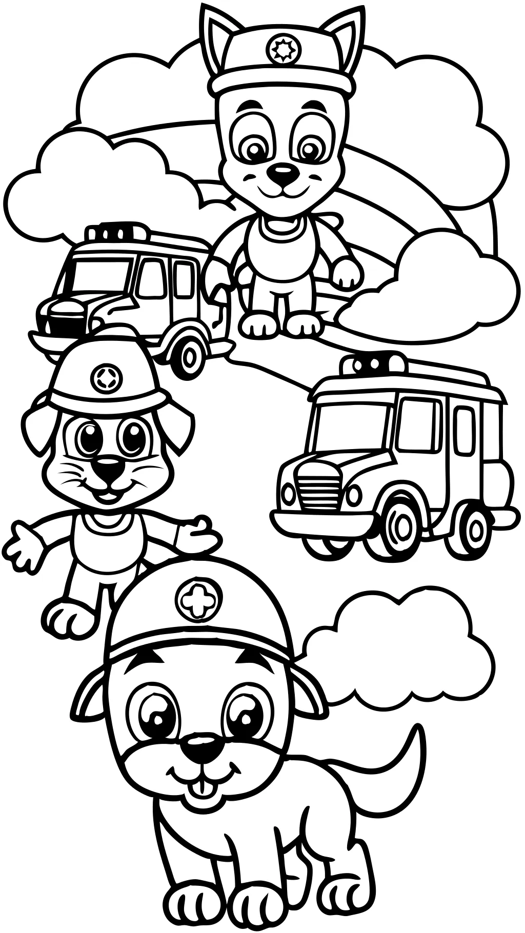 coloring pages paw patrol printable